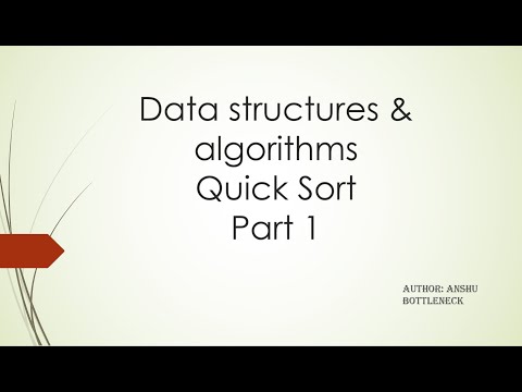 Quick Sort Algorithm Part 1 Scala