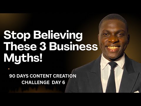Biggest Myths of Business I’ve Heard And What’s Actually True #90dayschallenge #brand #fyp #business