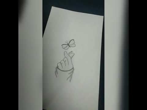 simple pencil drawing 🦋