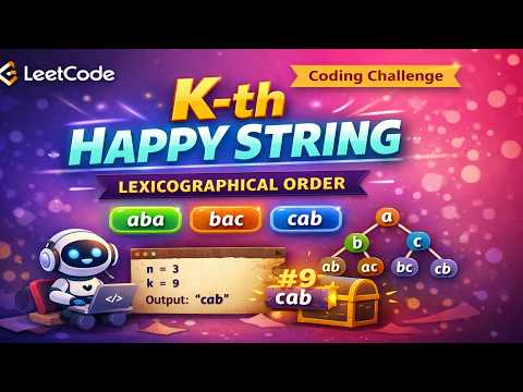 Mar 14, 2026 - Leetcode Problem #1415. The k-th Lexicographical Str of All Happy Strings of Length n