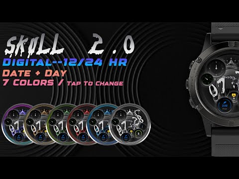 SKULL 2.0 - Digital Watch Face