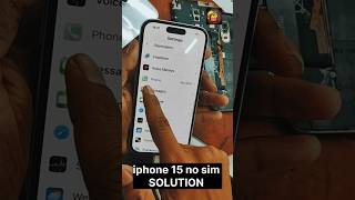 iphone 15 no sim solution || Iphone 15 no service #shorts #haldwani #new