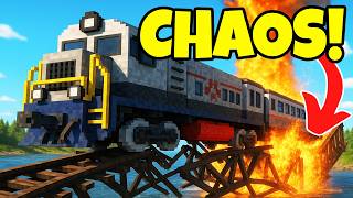 WORST PRANKS on Poor Train Driver! | Teardown Gameplay