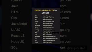 free learning sites for programming languages #Programming #CodingCourses #FreeLearning
