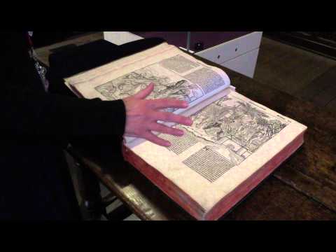 Behind the scenes at York Minster Library - The Nuremberg Chronicle