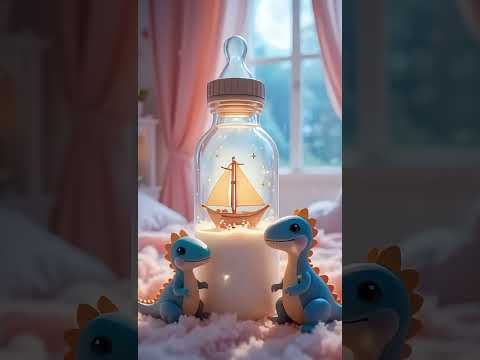 Dreamy Milk Bottle & Dino Guardians | Bedtime Fantasy Animation for Kids