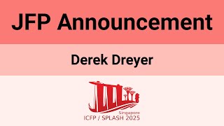[ICFP'25] JFP Announcement