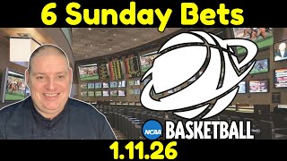 Sunday NCAA Basketball Picks - 1/11/26 l Craig Trapp NCAAB Picks & Betting Predictions