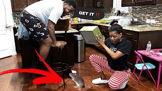 Mouse Prank On My Husband ...HILARIOUS
