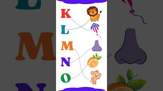 Matching Alphabets! Kids ABC Learning (K-L) #kidslearning #kidsvideo #general_knowledge #shorts