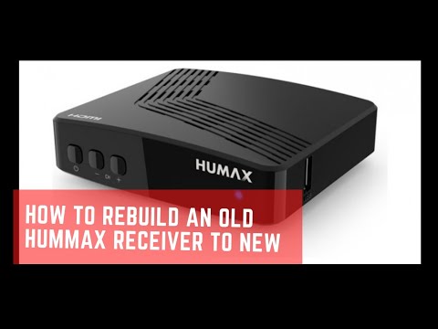How to rebuild an old Hummax receiver To New | Format Factory Reset Humax Receiver channel install