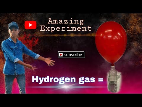 caustic soda reactions to aluminium and water= hydrogen gas 🧪 (हाइड्रोजन गैस कैसे बनाएं)