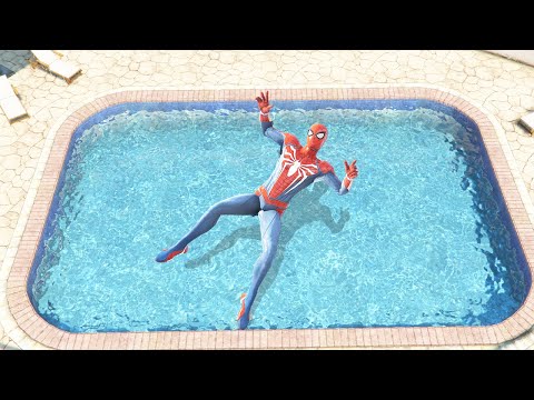 Spidey's Craziest Stunts in GTA 5 Ragdolls