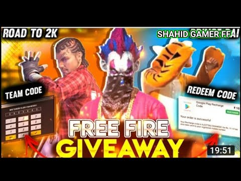 SHAHID GAMER FF IS LIVE: Dj Alok Live Giveaway: Reedem Code And Team Code
