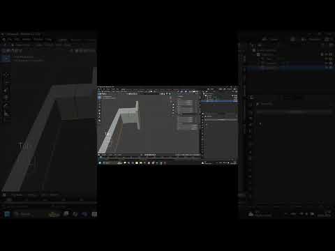 Modeling a 3D door in Blender part 21 #blender3d #archviz #3dmodeling