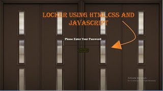 How to Make Locker Using HTML, CSS and JavaScript || Full Responsive || Smartcode India