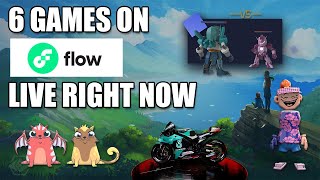 6 Games on FLOW - Play To Earn $$$