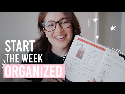 How to Set Up The Week in your Bullet Journal