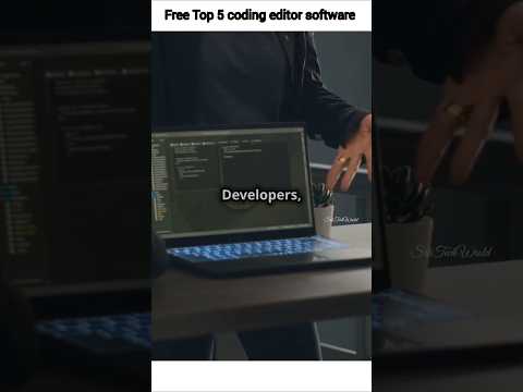 Free Top 5 coding editor software🥺 #education #shorts #coding #programming #technology #tech