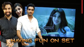 BIKHRAY HAIN HUM | HAVING FUN ON SET | OMER SHAHZAD, NOOR HASSAN & ZOYA NASIR | 3rd Episode