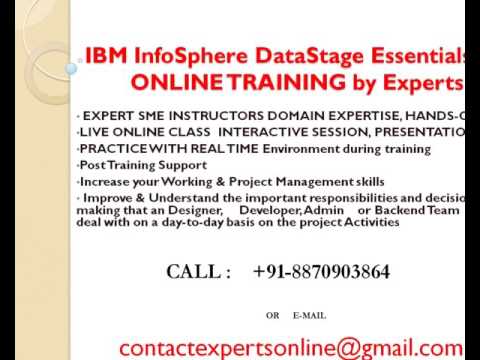 IBM InfoSphere DataStage Essentials 9 1 Online Training and Support
