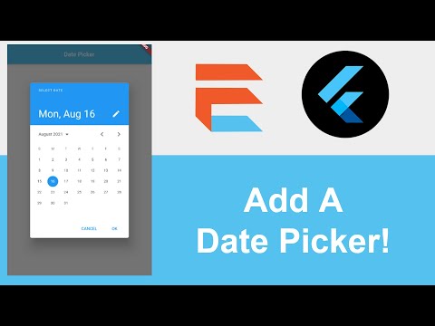 Flutter - How To Add A Date Picker To Your App