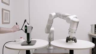Real-time robot control and movement playback with the Inverse3 | Haply Robotics & FlexIV