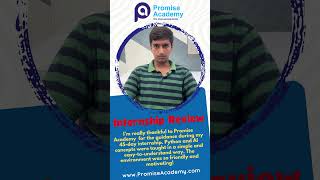 Student Internship Review #promiseacademy #pythoninternship #ai