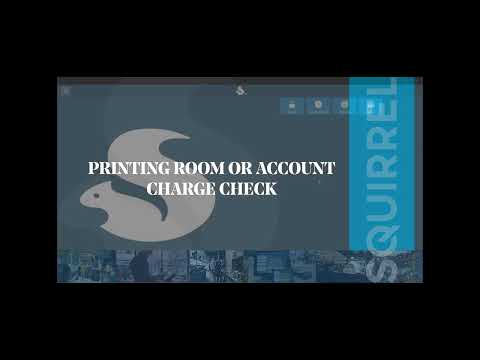Squirrel Cloud POS: Printing Room or Account Charge Check