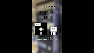 Floppy Disk Battle Episode 1: Dust and Dirt Protection #floppydisk #oldcomputers #computer