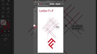 F+F Letter Logo Illustrator Tutorial -#logodesign #logodesigner #logodesigns  #LetterLogo #monogram