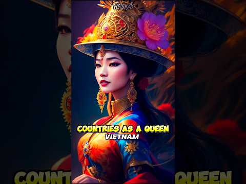 Countries as a QUEEN (Part-7)😍💥 generated using Ai 🔥#ai #leonardoai #shorts #geography
