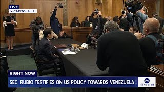LIVE: Secretary Rubio testifies before Senate committee on U.S. policy towards Venezuela