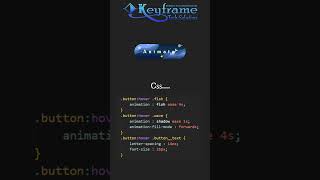 how to create Interactive Button Hover Effect HTML CSS Only #html #css Learn #codelife