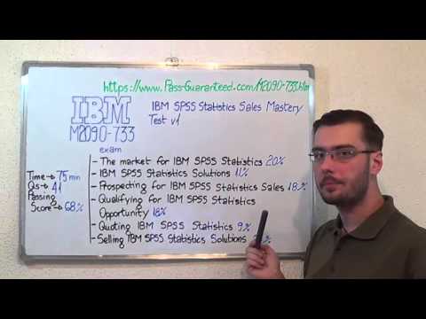 M2090-733 – IBM Exam SPSS Statistics Test Statistics Questions