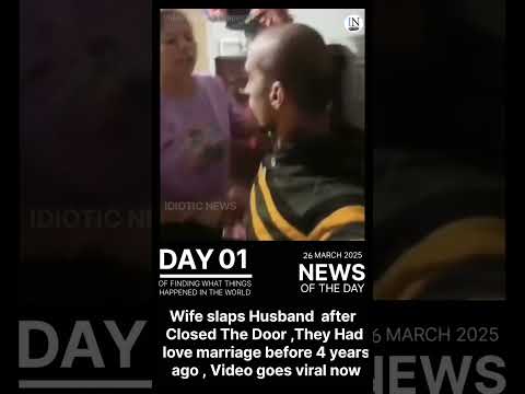 Viral wife slaps Husband #viralvideo #viralshorts #viralvideos #viralnews #utterpradeshnews