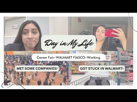 Day in the life! - College Career Fair @RIT | Vlog #8