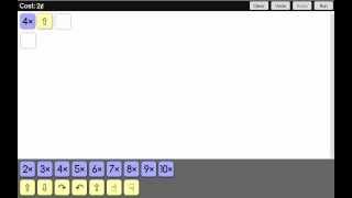 Robots game - demonstrating undo, redo and clear functionality