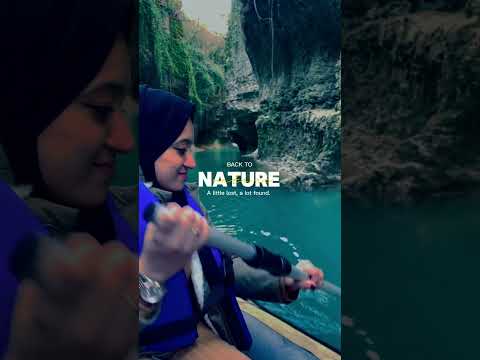 Gliding Through Nature Masterpiece Kayaking in Matvili Canyon, Georgia #georgia #martvilicanyon 🇬🇪