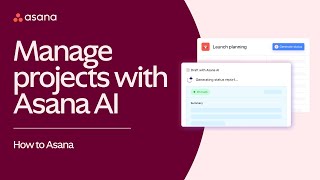 Asana AI: Manage projects with Asana AI