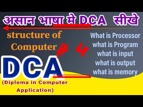 # DCA course Structure of Computer  Lession 4#