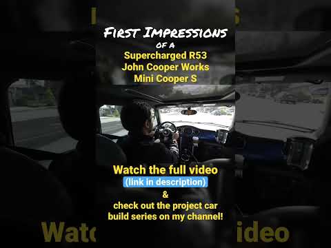 First Impressions of a Supercharged John Cooper Works Mini Cooper S #hothatch