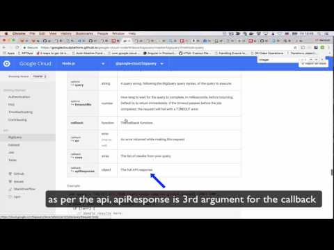 apiResponse undefined - BigQuery