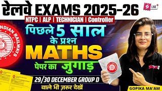 RRB Group D Math Practice Set | RRB Group D Maths Expected Paper 2025 | Group D Exam Analysis 2025
