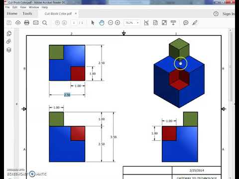 3 AutoDesk Cut Block
