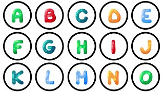 abcd writing for kids,learning the letters of the alphabet,preschool learning videos part 45