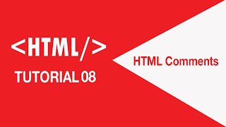 HTML-tutorial for beginners 08 | HTML Comments