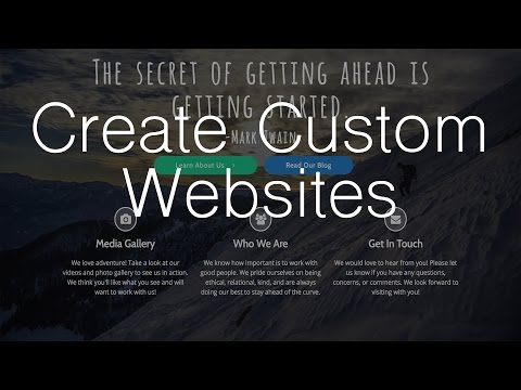 Make a Custom Website with WordPress - Elementor Page Builder!
