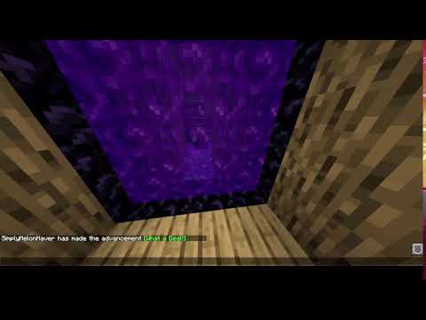 spectating some guy playing minecraft
