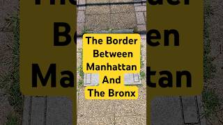 The Border Between Manhattan and The Bronx at Marble Hill #nyc #nychistory #didyouknow #history #fyi